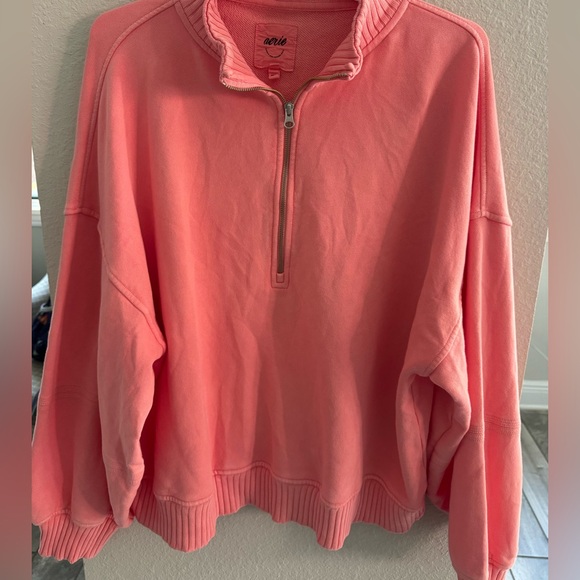 Aerie NWOT Suns Up Quarter Zip Sweatshirt - Picture 2 of 7